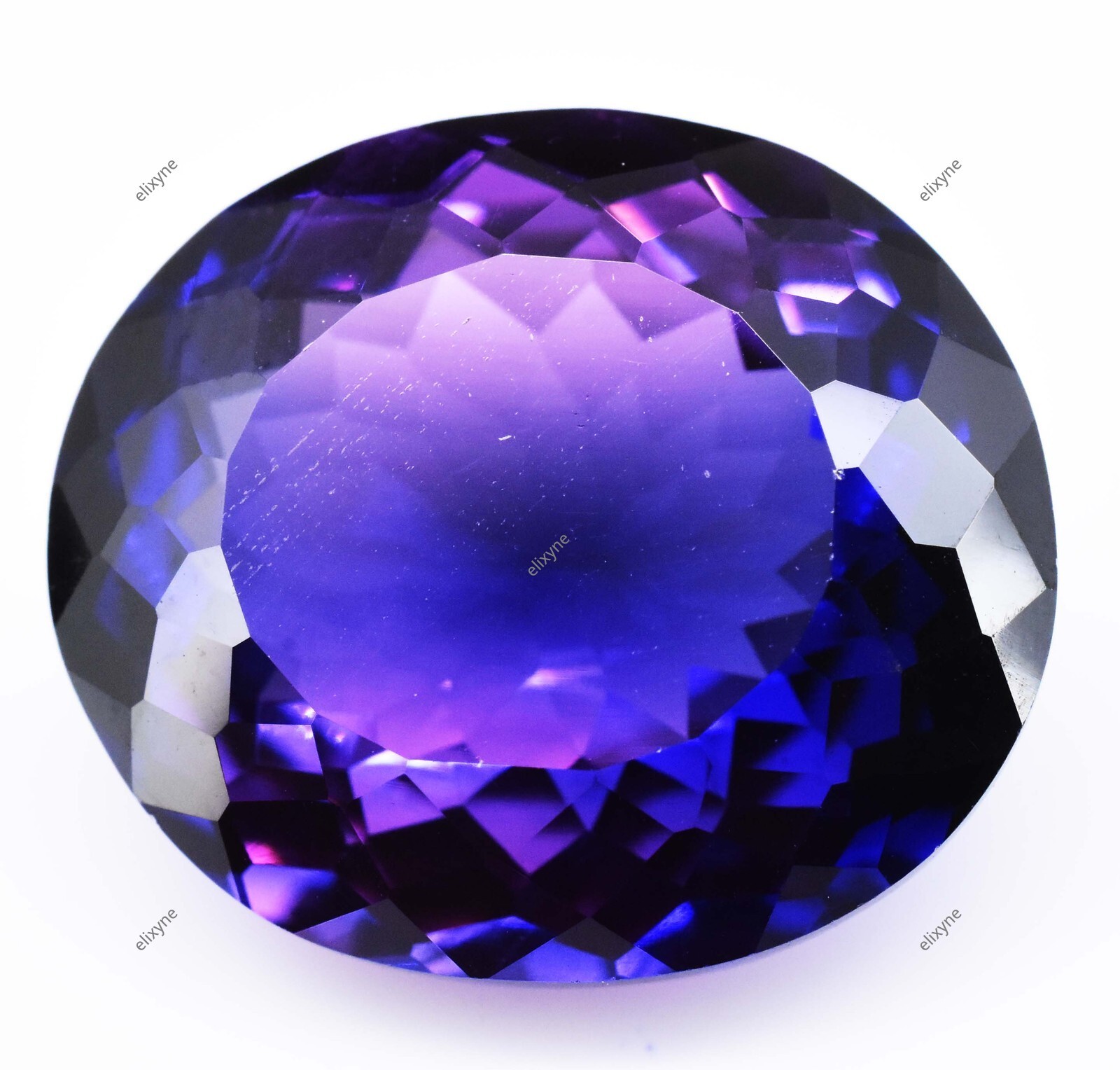 Natural Boysenberry Sapphire 19.90 Ct Oval Cut Certified Loose Gemstone