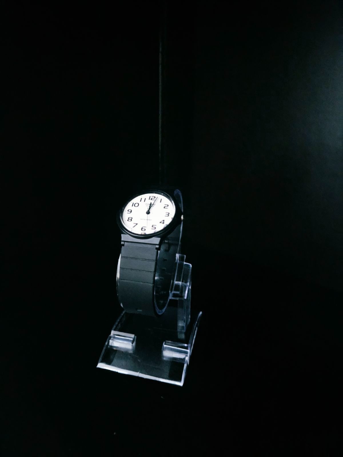 Casio MQ-24 Classic Quartz Analog Watch White Dial Black Band – Working
