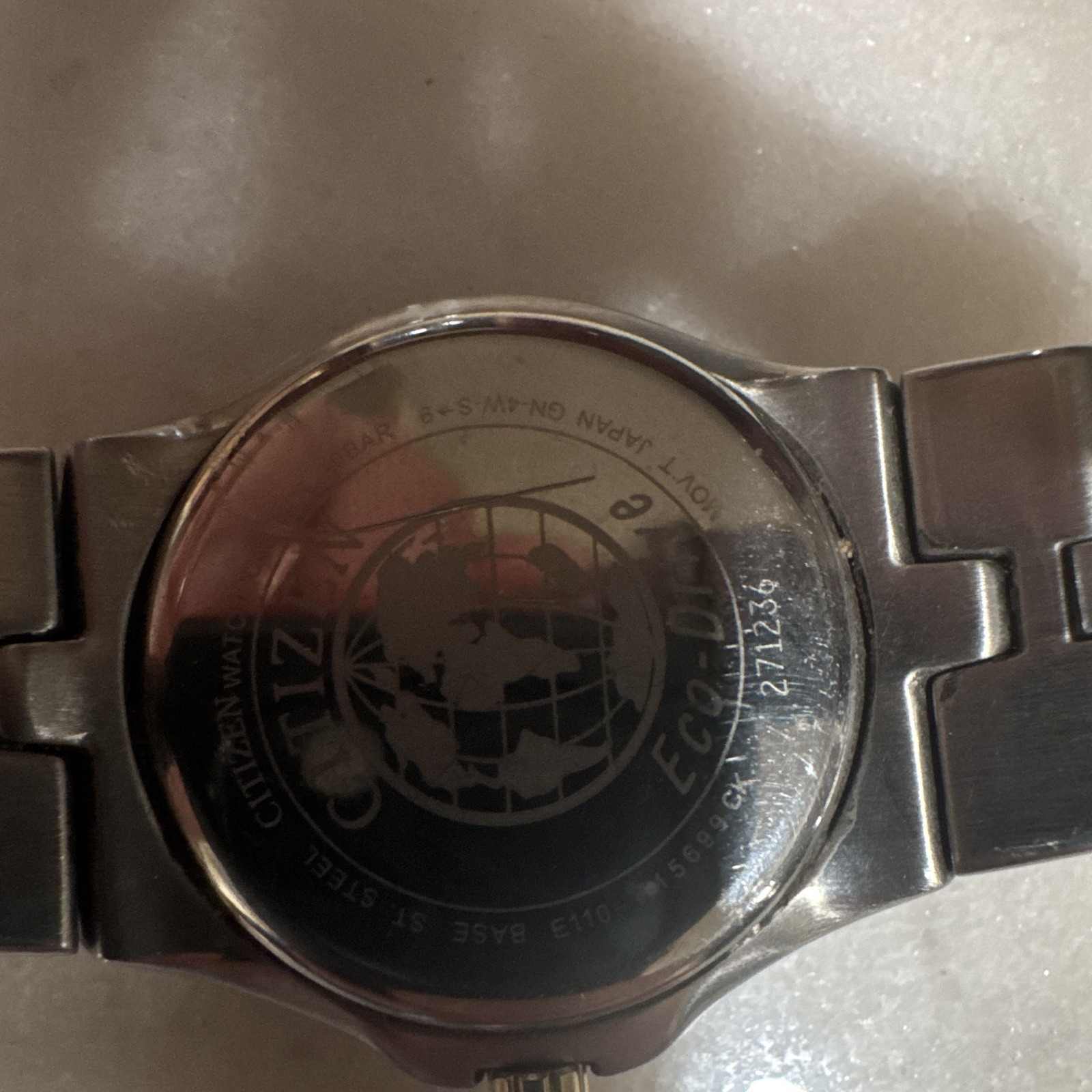 Citizen Eco-Drive Quartz Women’s Watch Blue Dial Two-Tone SS Bracelet 100m