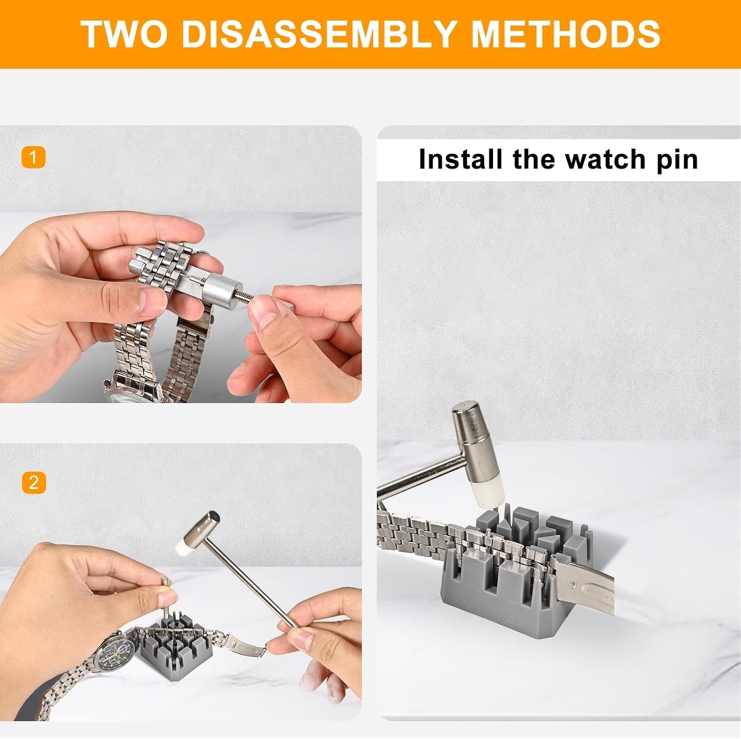 Professional Watch Link Removal Kit – Durable Tools for Easy Band Adjustments