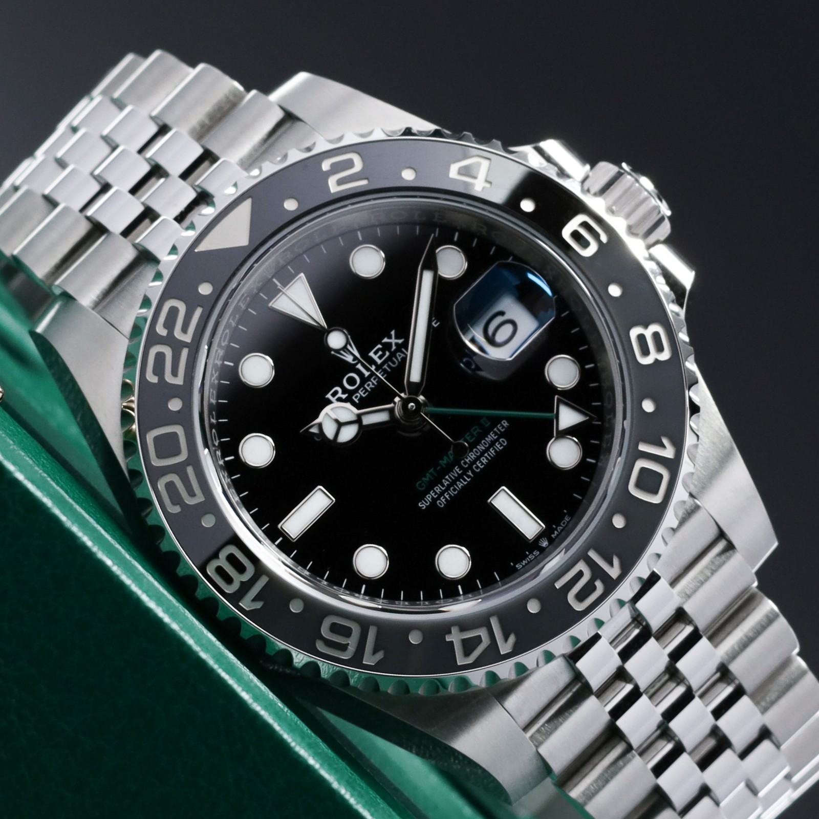 Rolex GMT-Master II 2026 Complete Bruce Wayne Steel Black Jubilee 126710GRNR