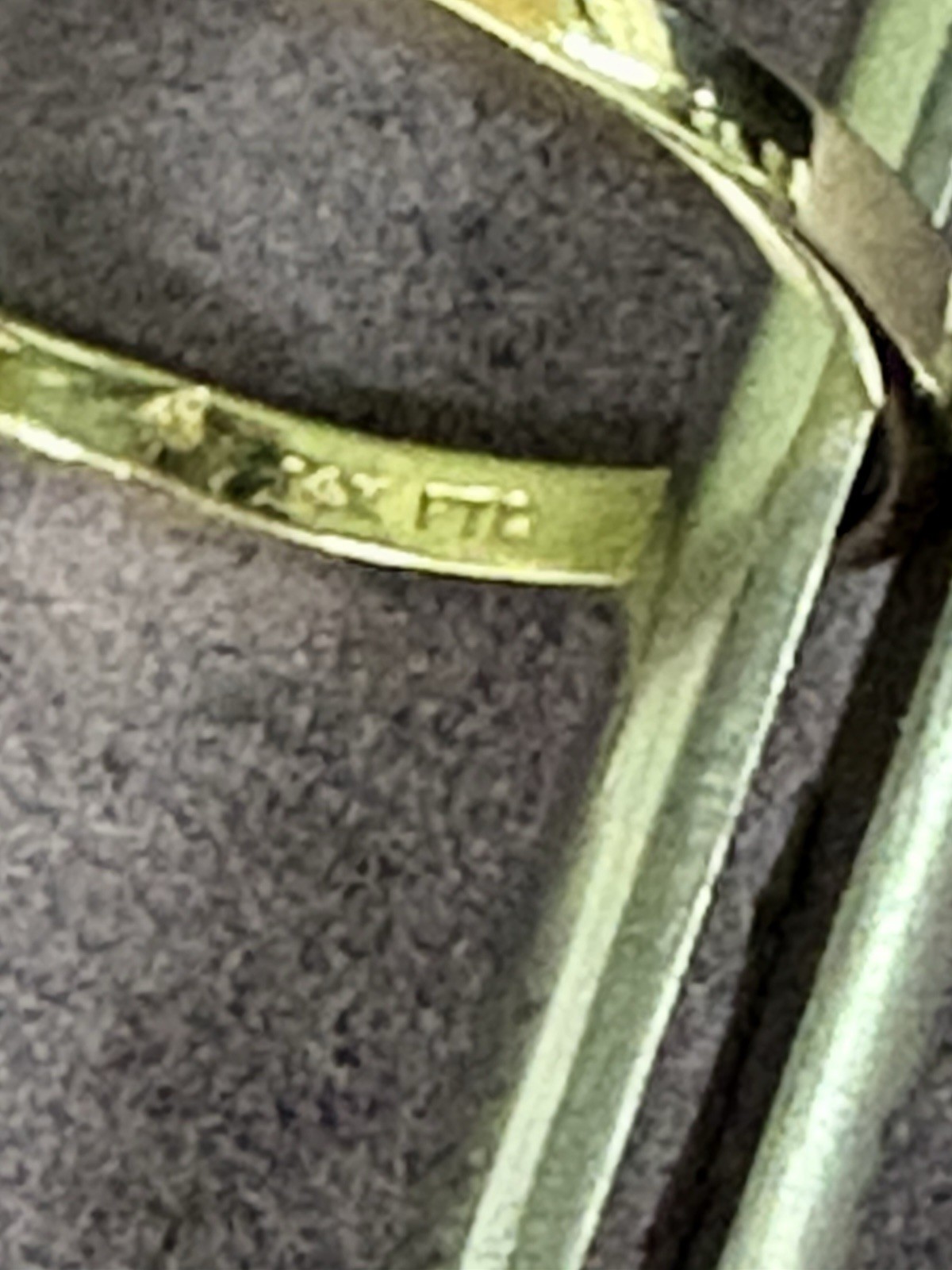 14kt Yellow Gold .12ctw SI2/I1, I-J Diamond Curved Ring Size 8 3.4g 1014608-8