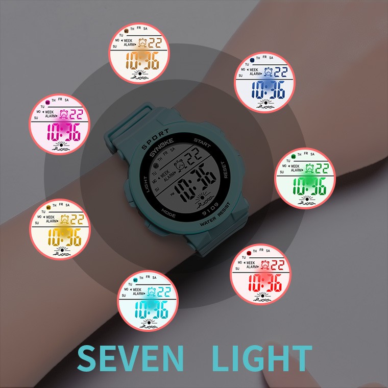 Boy and Girl Multi-functional Watch Electronic Waterproof Watch Sports Watch US