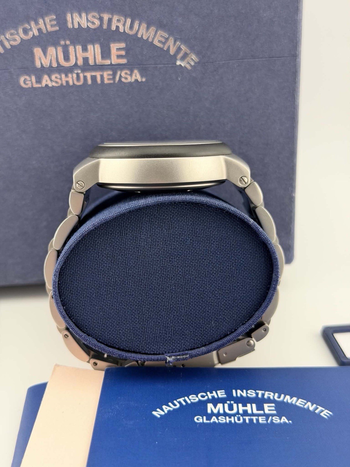 Muhle Glashutte Rescue Timer SAR M1-41-03-MB Men’s Watch Black Round Dial Auth