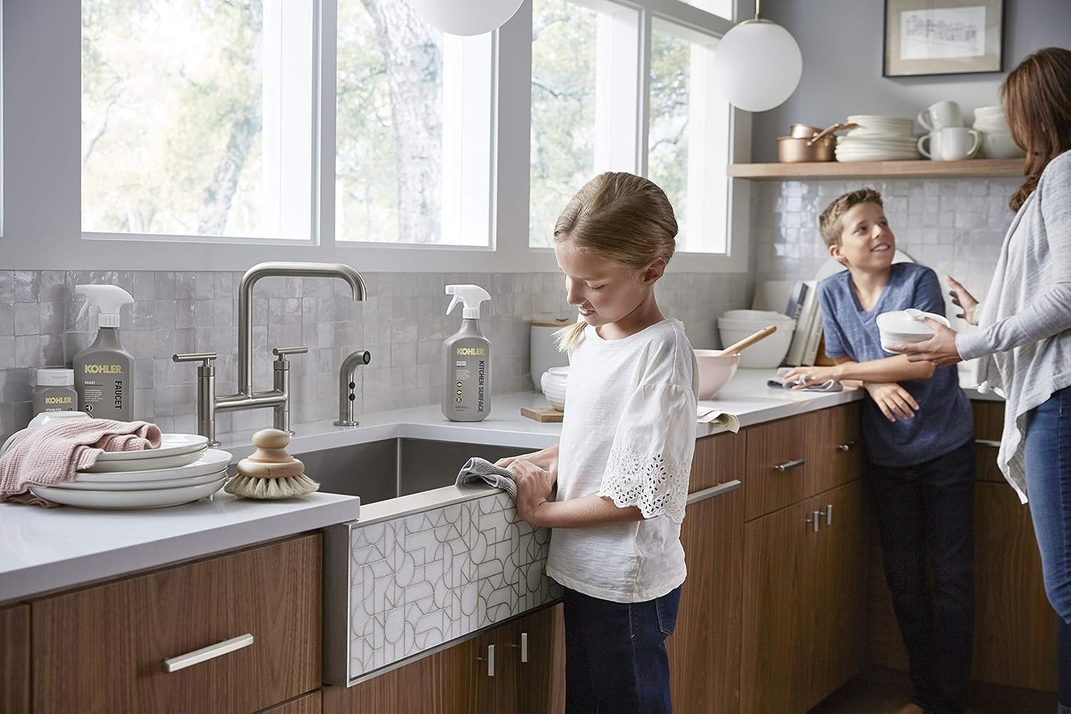 K-23729-NA Stainless Steel Cleaner – 8 FL Oz Liquid for Kitchens & Baths