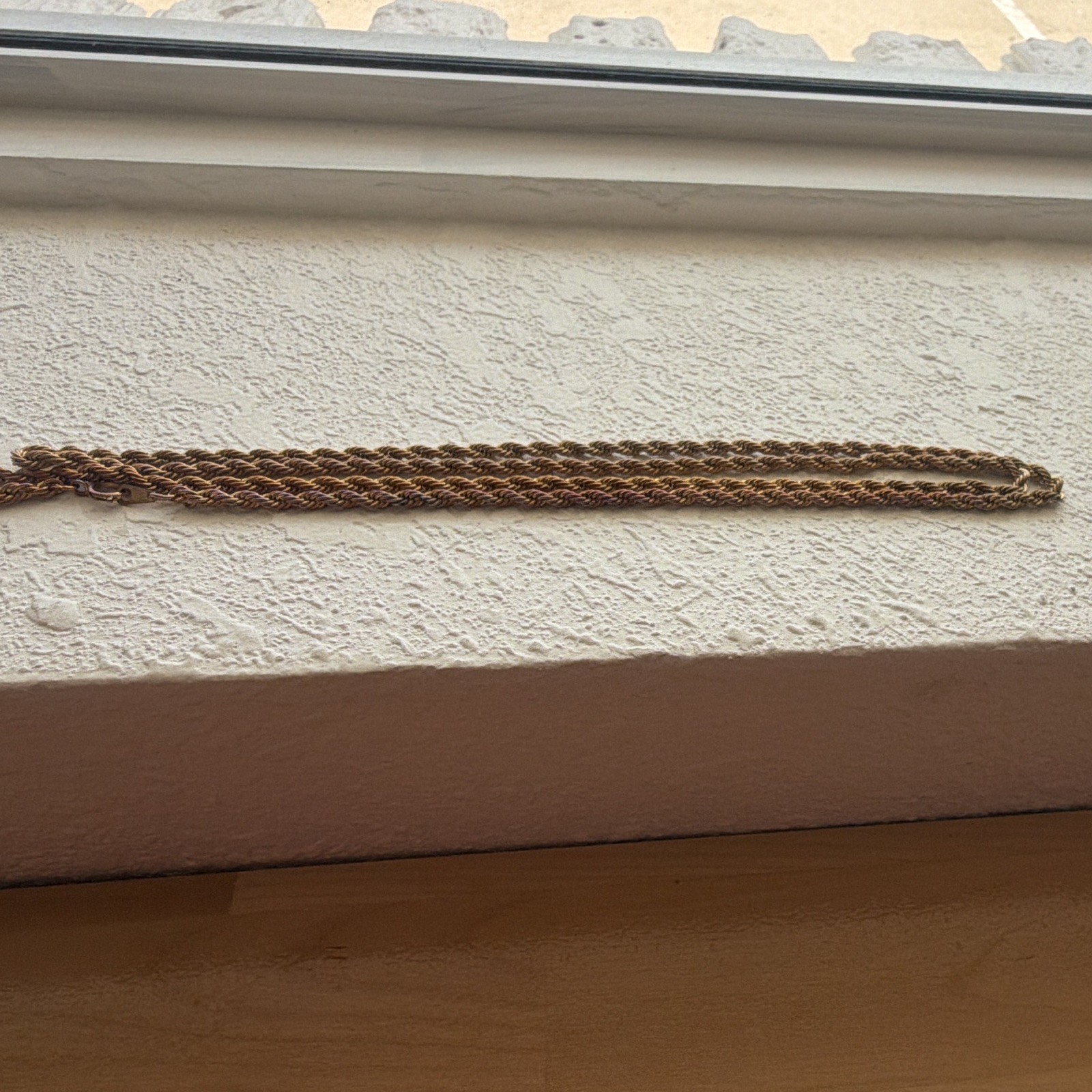 Gold Tone Chain Necklace Style Metal No Main Stone No Secondary Stone