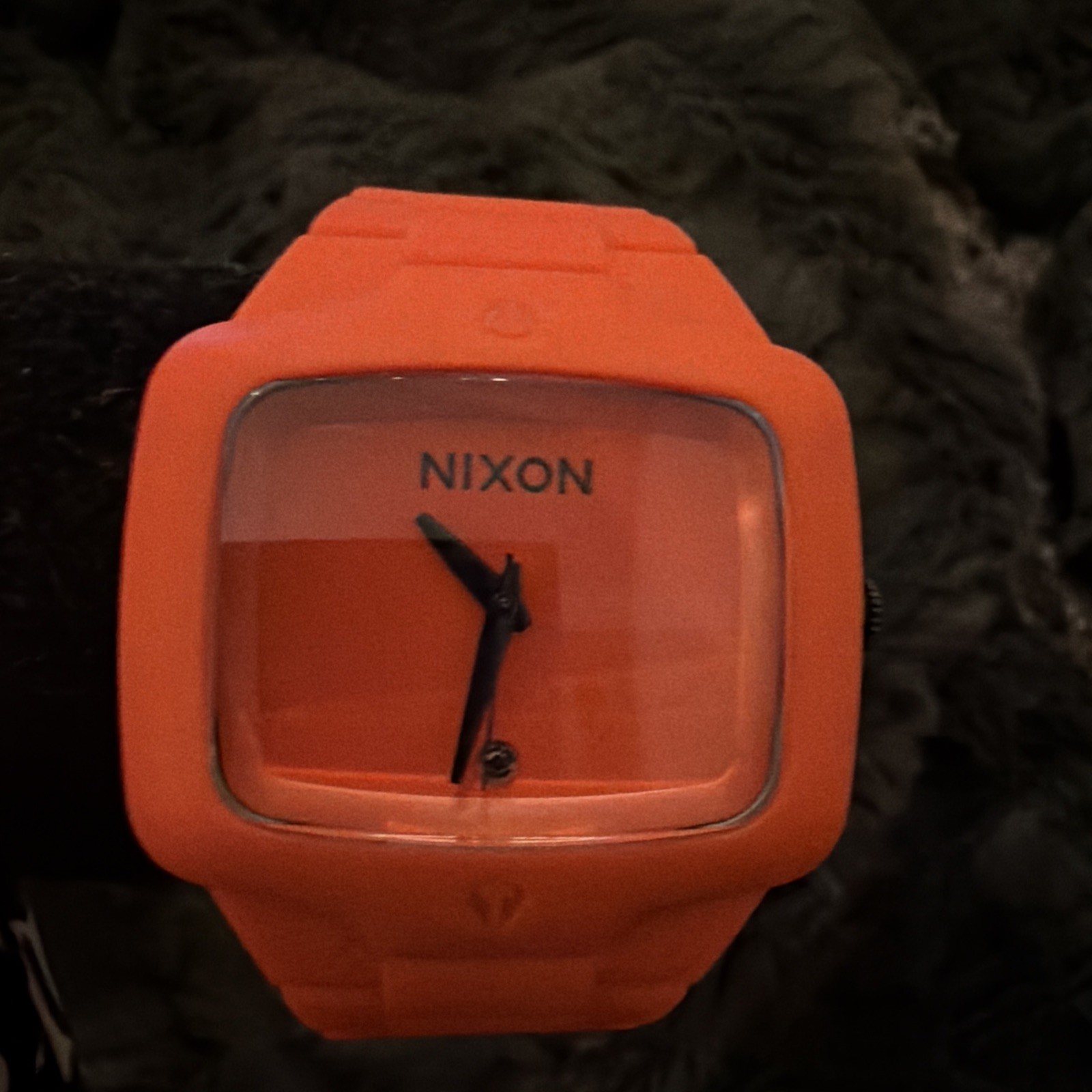 Nixon The Rubber Player “Yes It’s Real” Orange Surf Men’s Analog Wrist Watch