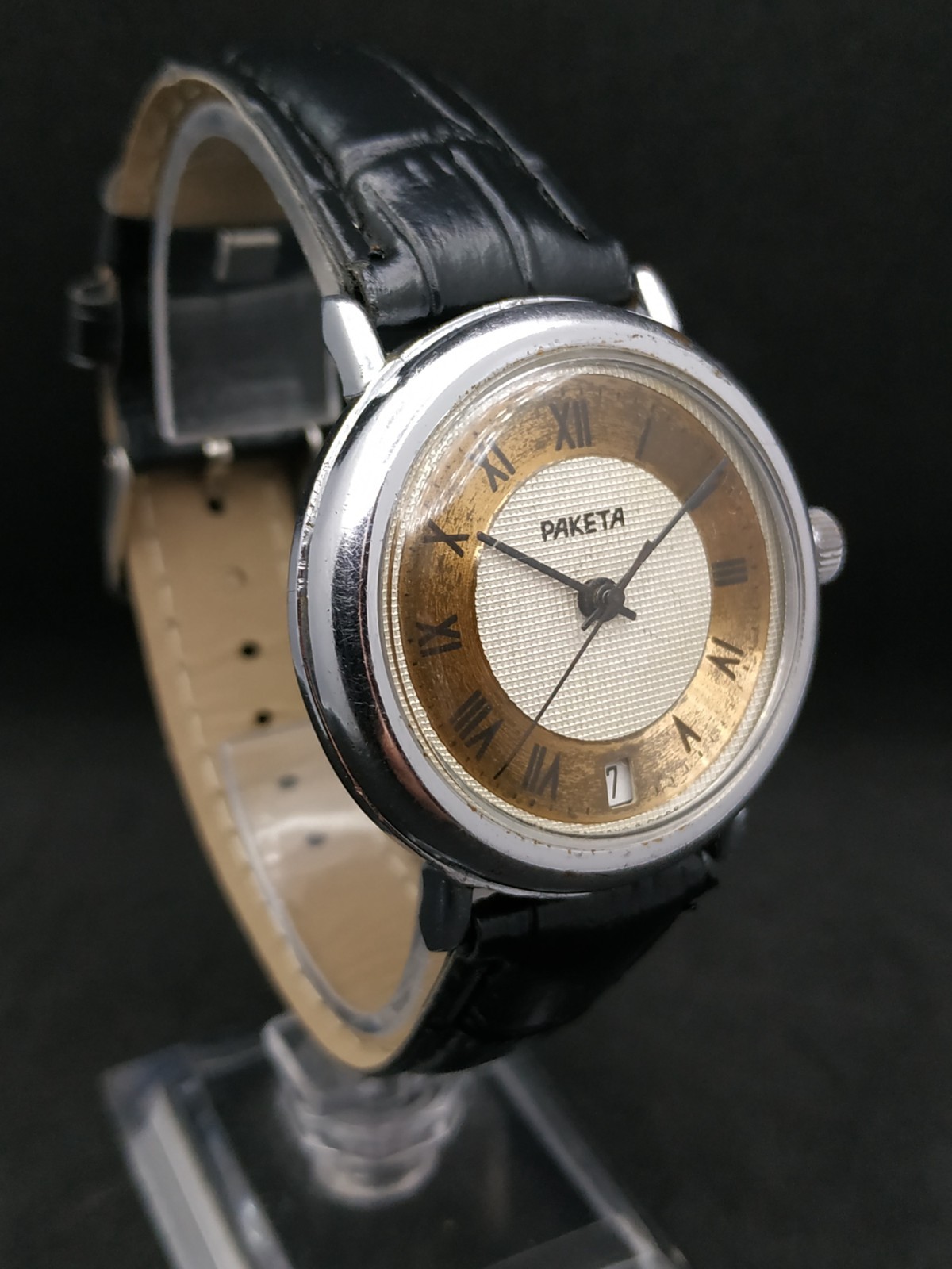 Men’s Dress Vintage USSR Watch Raketa Mechanical 2614.H Retro Soviet ☭