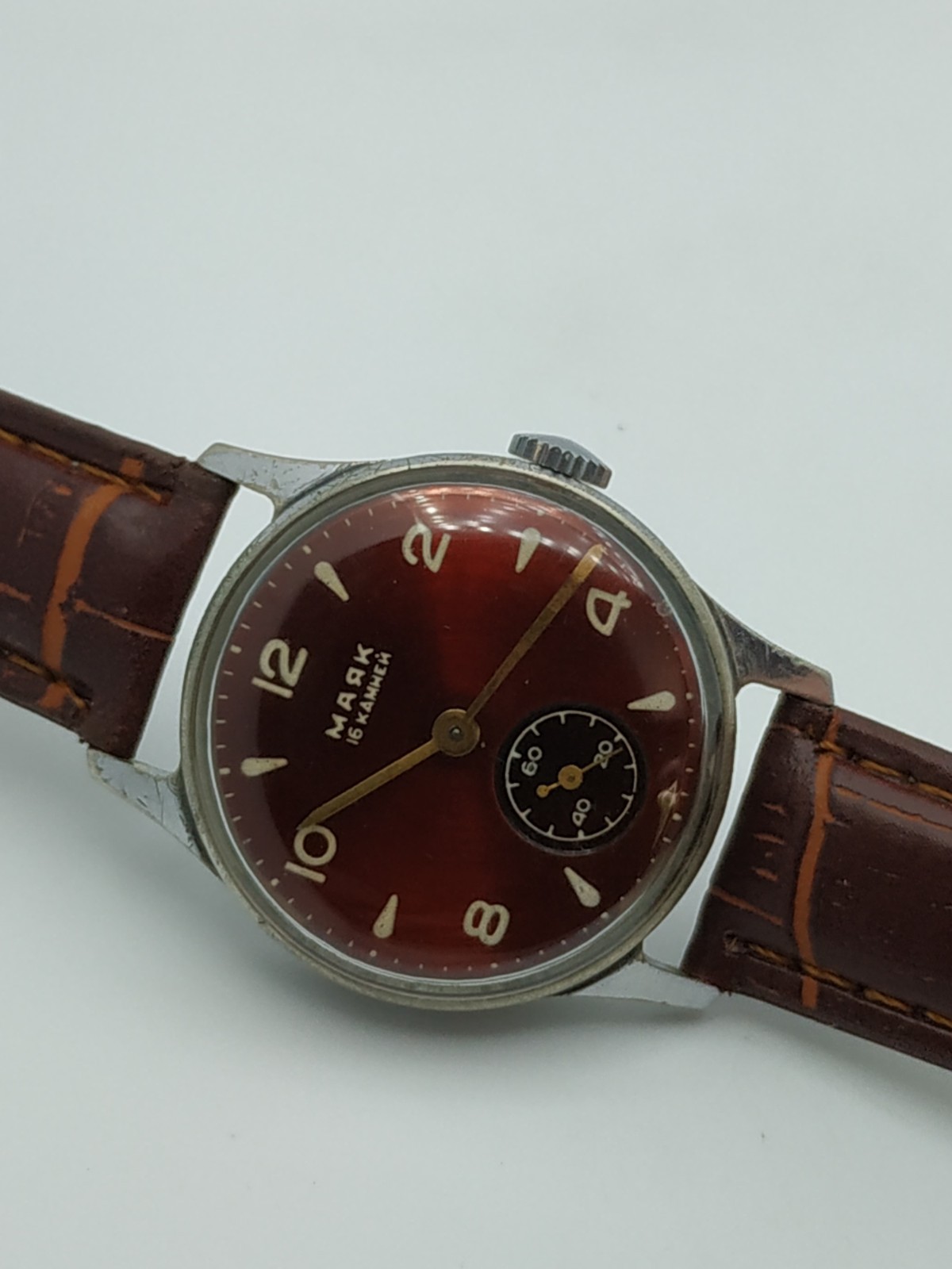 Men’s Watch Vintage Pobeda Mayak Majak USSR Mechanical CChZ Soviet Retro 1955s