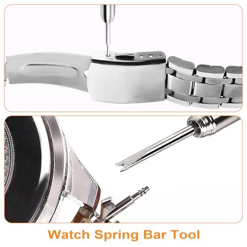 12 Pieces Watch Link Removal Kit，Professional Watch Band Replacement Tool，1