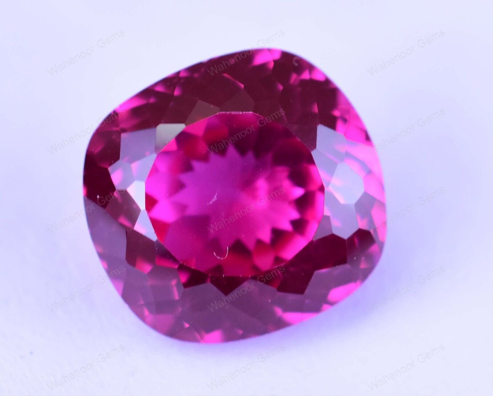 14.70 Ct Natural Mogok Rose Red Ruby Cushion Stunning CERTIFIED Loose Gemstone