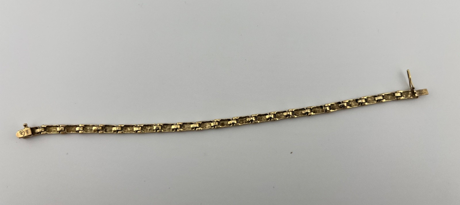 Late 1970’s 14K Gold Nugget Style Bracelet by Michael Anthony Paolombizio