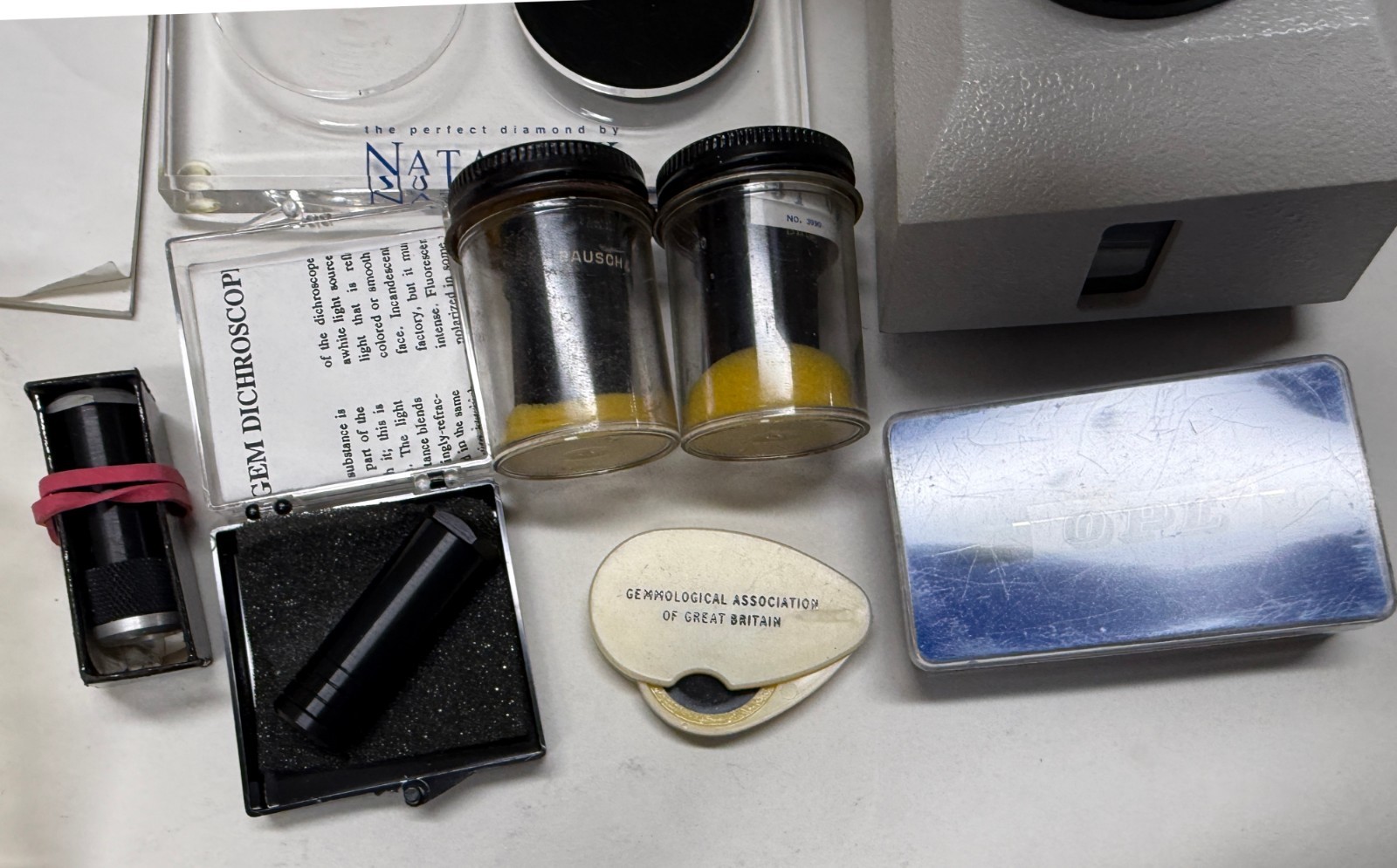 GIA Gem polariscope SPECTROSCOPE AMERICAN OPTICAL Diamond Color Grading Tool