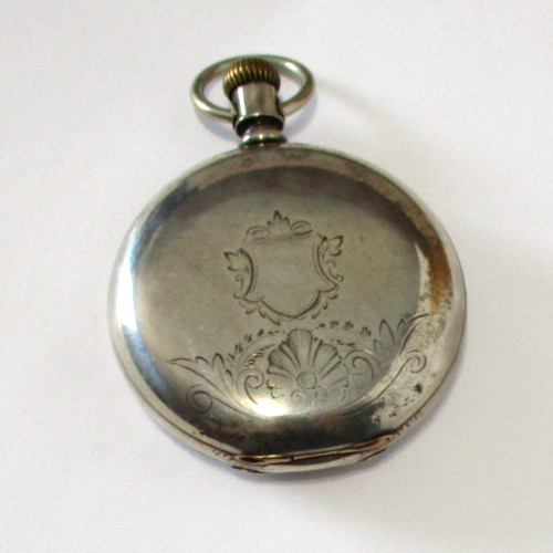 Model 1883 Crescent St., 18s, 15j Hunting Pocket Watch, runs well