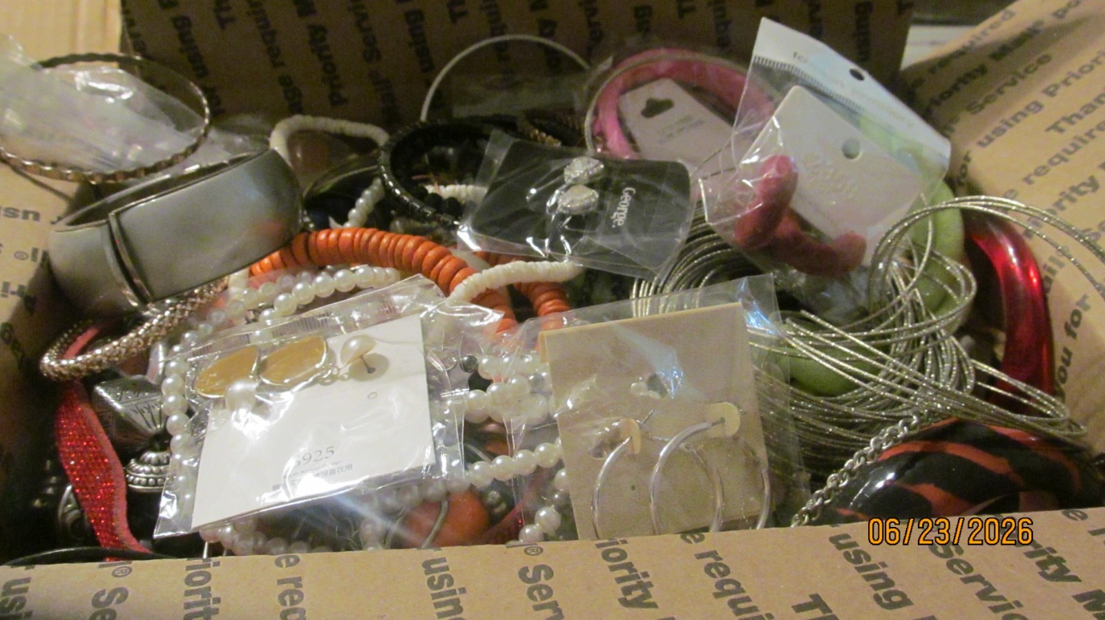 New/Vintage 10 lb junk drawer + good wearable jewelry good lot