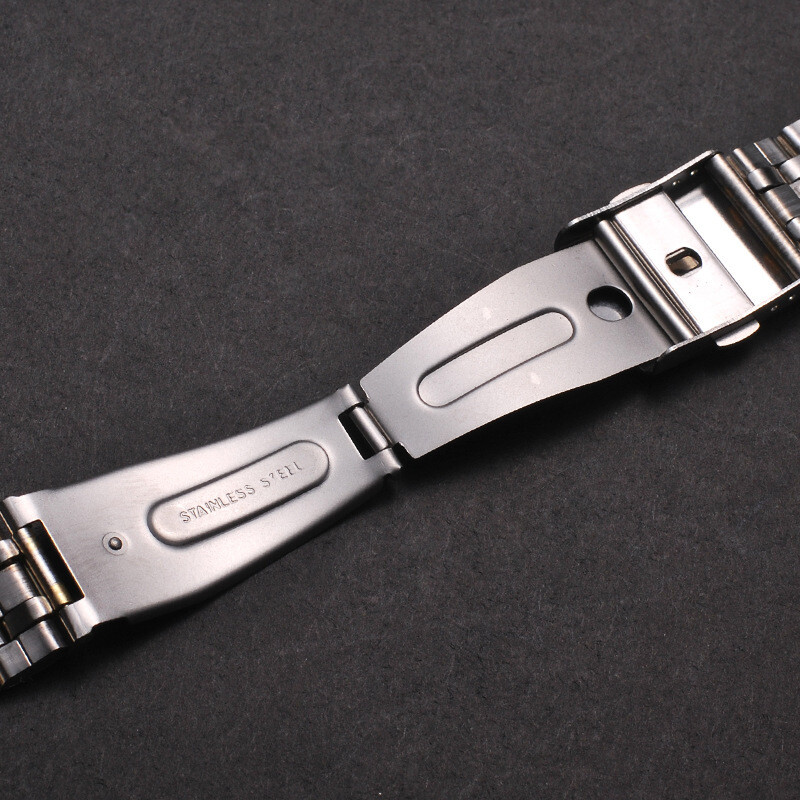 Premium Watch Accessories Five Beads Stainless Steel Watch Band Strap 18 20 22mm