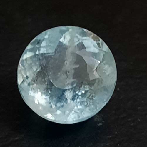 Big Beautiful Natural Perfect Color Aquamarine gemstone 6.17 ct 11mm Round