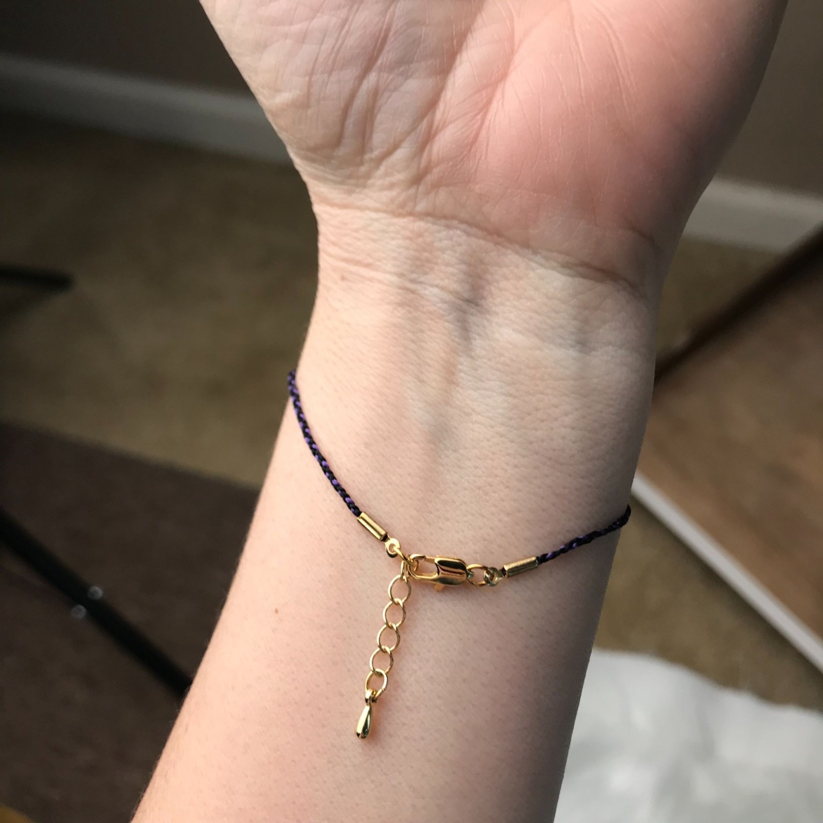 NWT Anthropologie Jewelry Dainty Bracelet Religious Cross Charm Whimsical Boho
