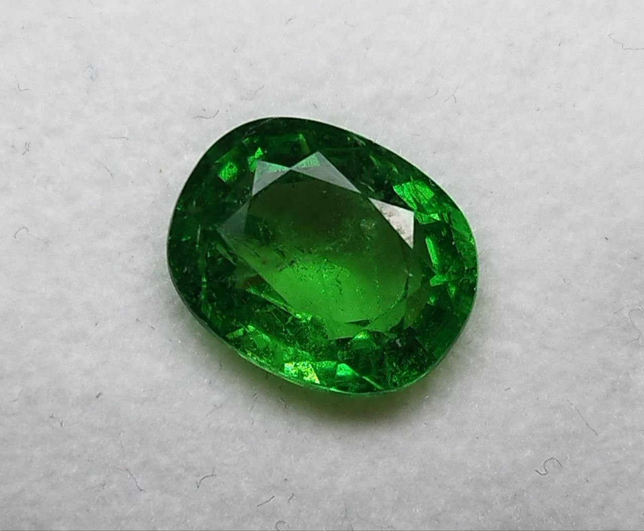 INVESTMENT 4.66ct GIA Certified Natural Vivid Green Tsavorite Garnet Loose Gemst