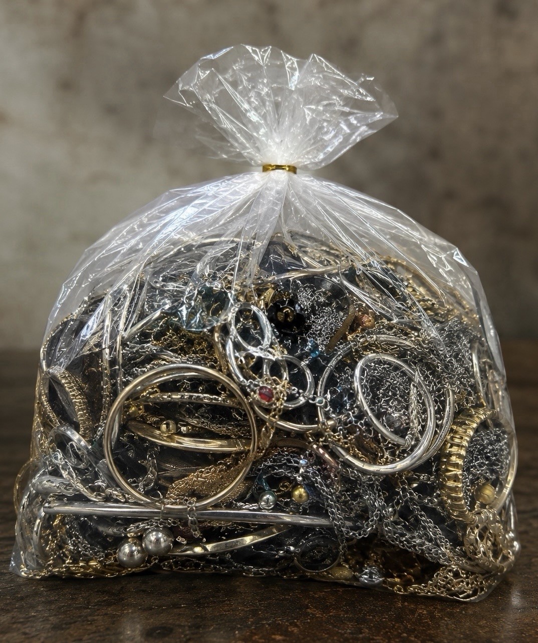 2 LB Organic Jewelry Lot Unsearched Unsorted Estate Fresh Treasure Bulk Mix