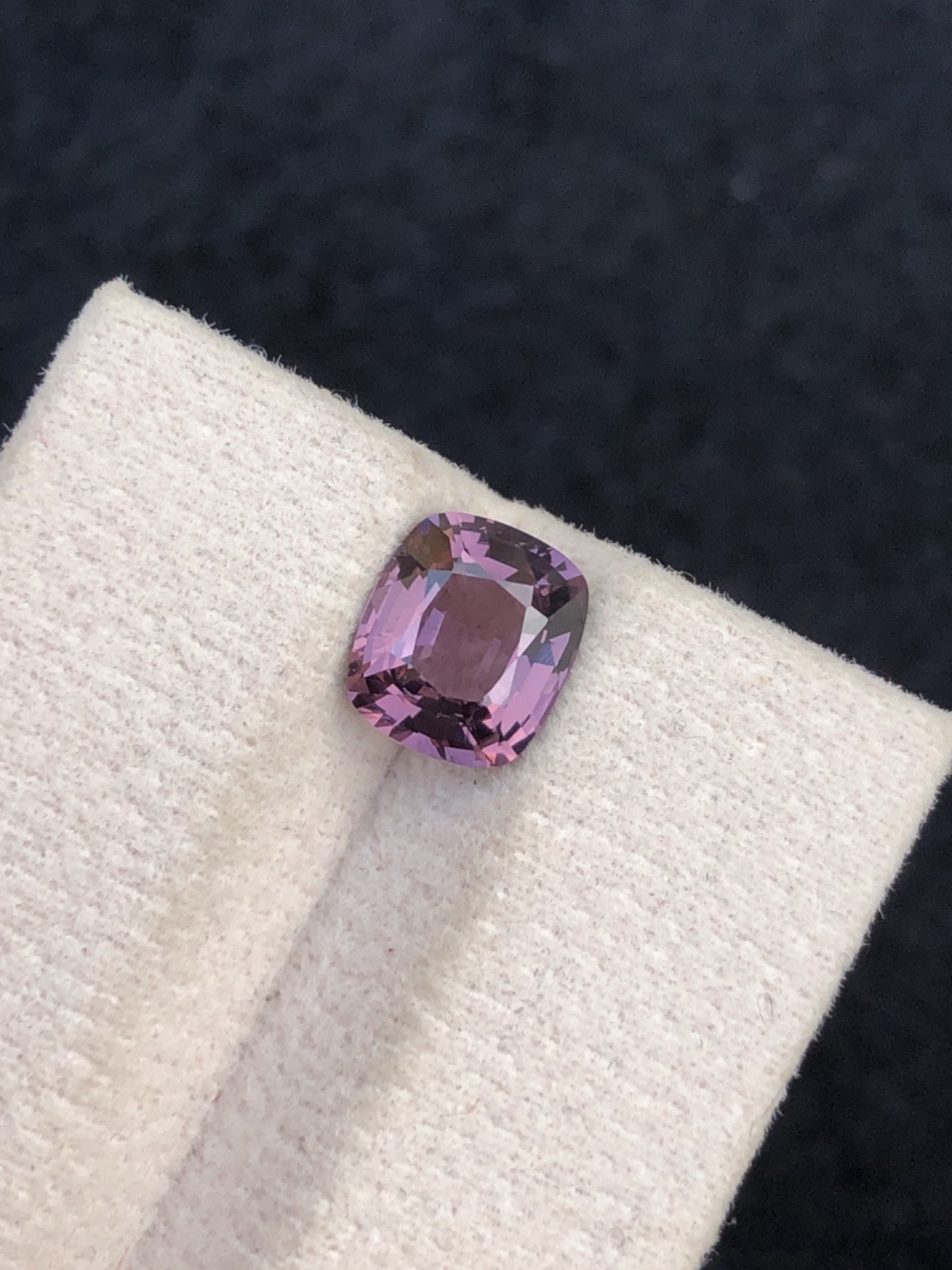 Natural Burmese Spinel 2.13 Ct Cushion Cut Purplish Pink Untreated Loose Gem