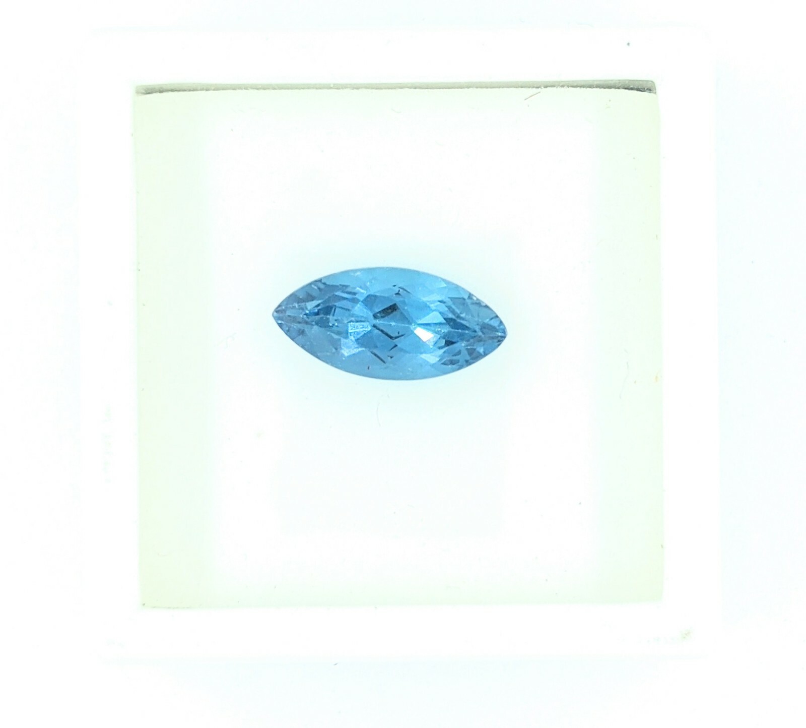 3.35CTS STUNNING MARQUIS CUT LONDON BLUE TOPAZ 7x14MM LOOSE GEMSTONE