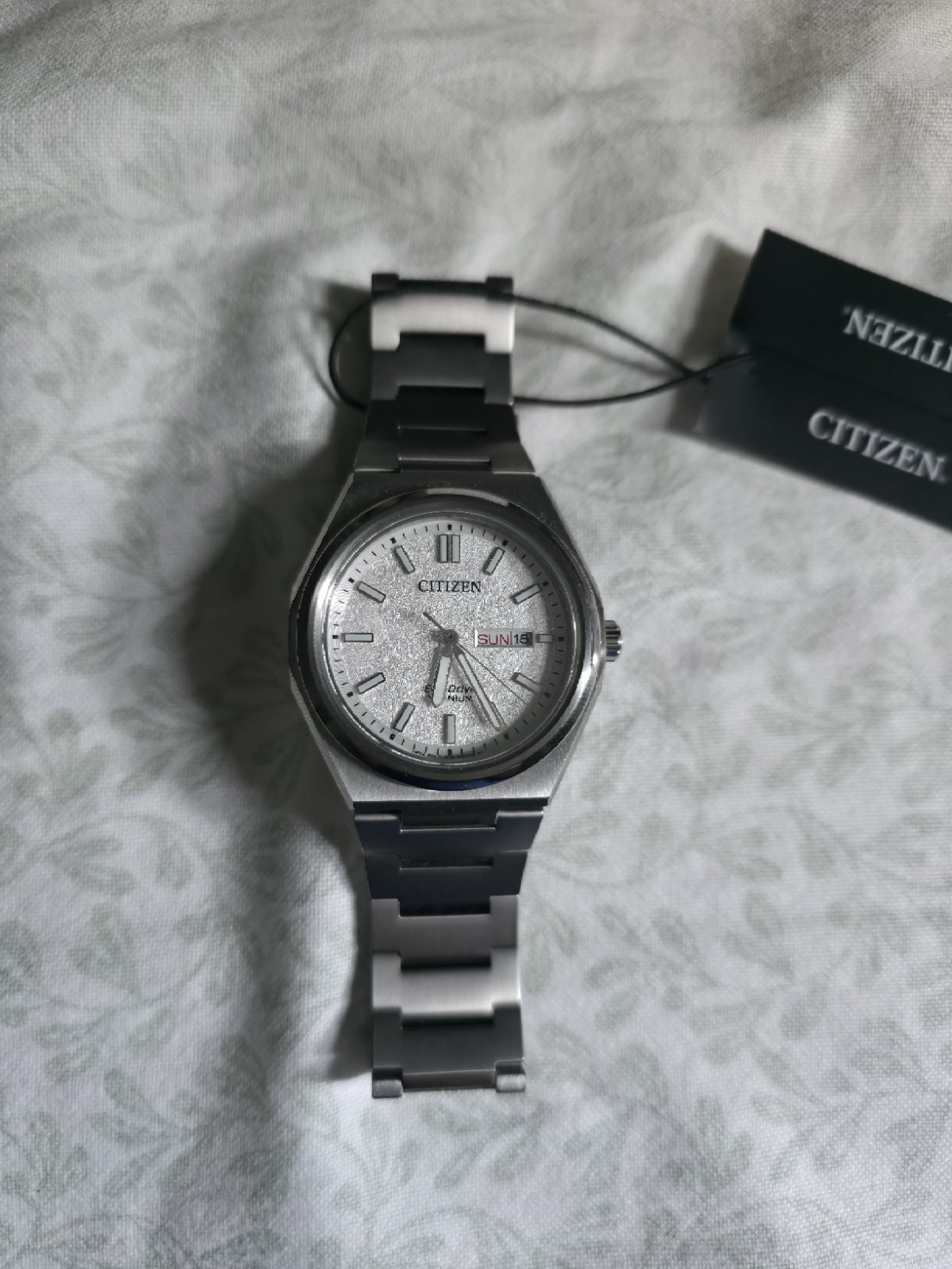 Citizen Zenshin Three-hand White Dial Watch AW0130-85A