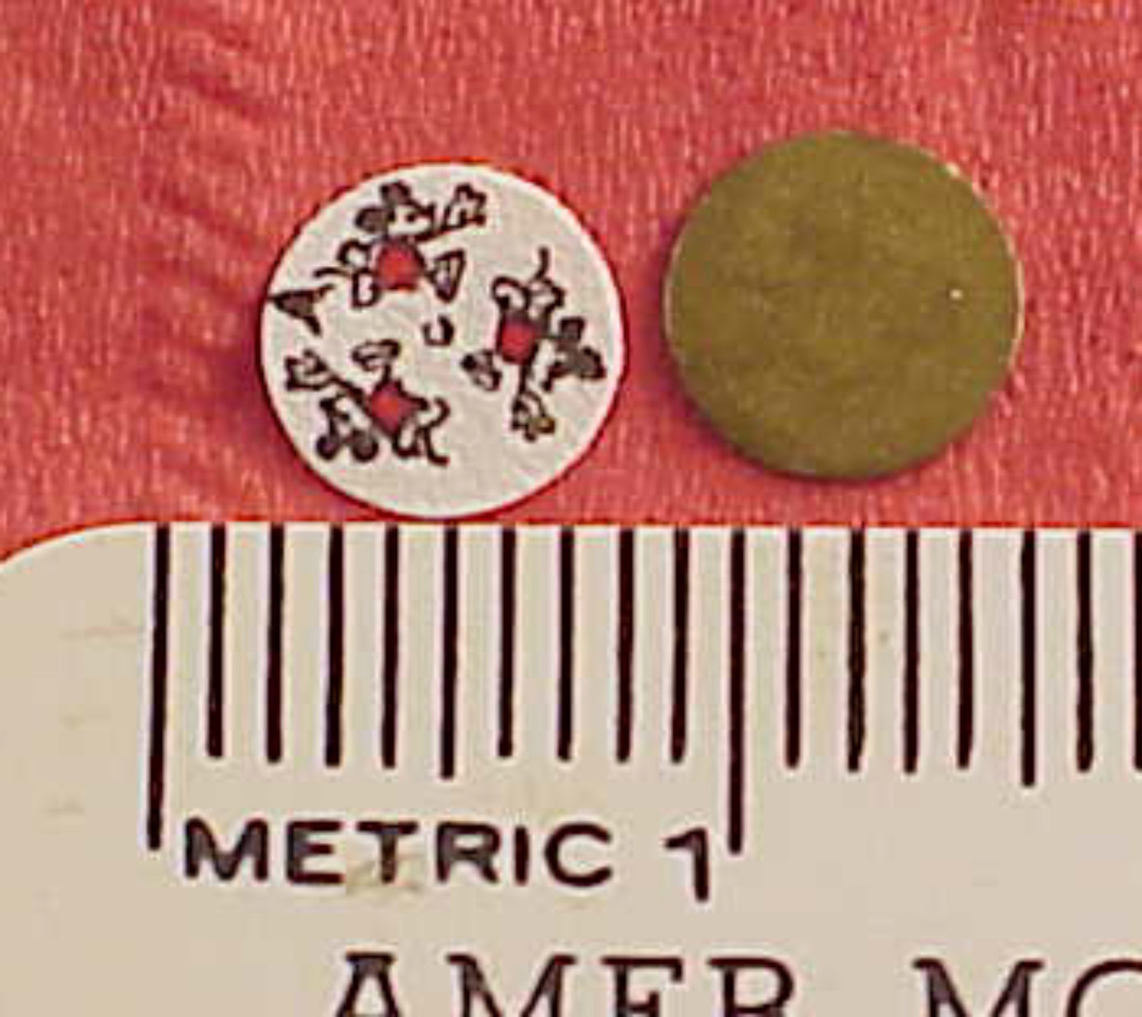 Ingersoll MIckey Mouse 1934 Wristwatch Replacement Disc 3 Mouse 4 Part Repairs