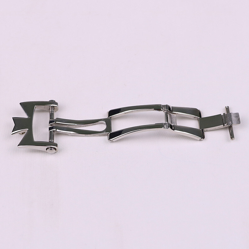 Stainless Steel Double Push Butterfly Buckle 18mm 20mm For Vacheron Constantin