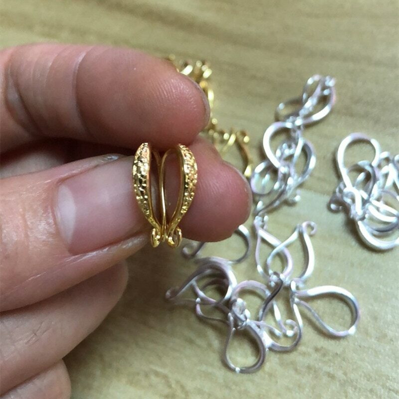 Frosted Ear Clasps&Hook Accessories Earring Handmade Diy Making Jewelry Finding