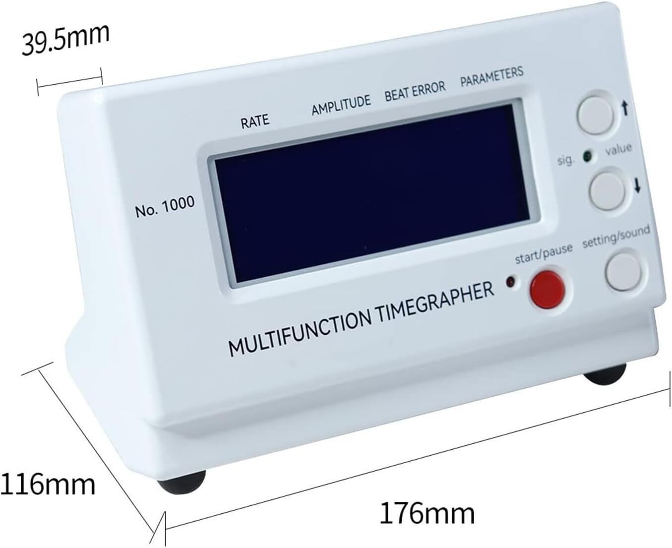 No.1000 Weishi Timegrapher Mechanical Watch Timing Machine Multifunction NEW
