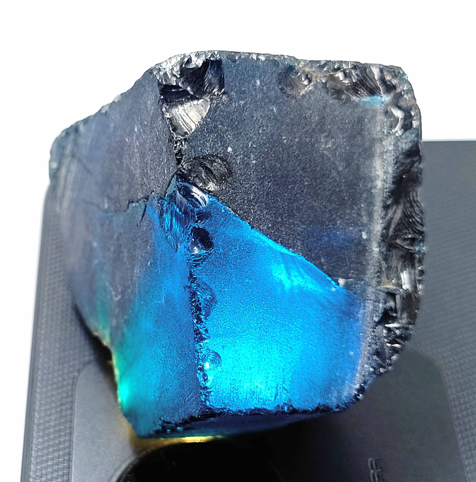 Natural Certified 630Ct Cambodia Deep Blue Zircon Uncut Rough Loose Gemstone AKC