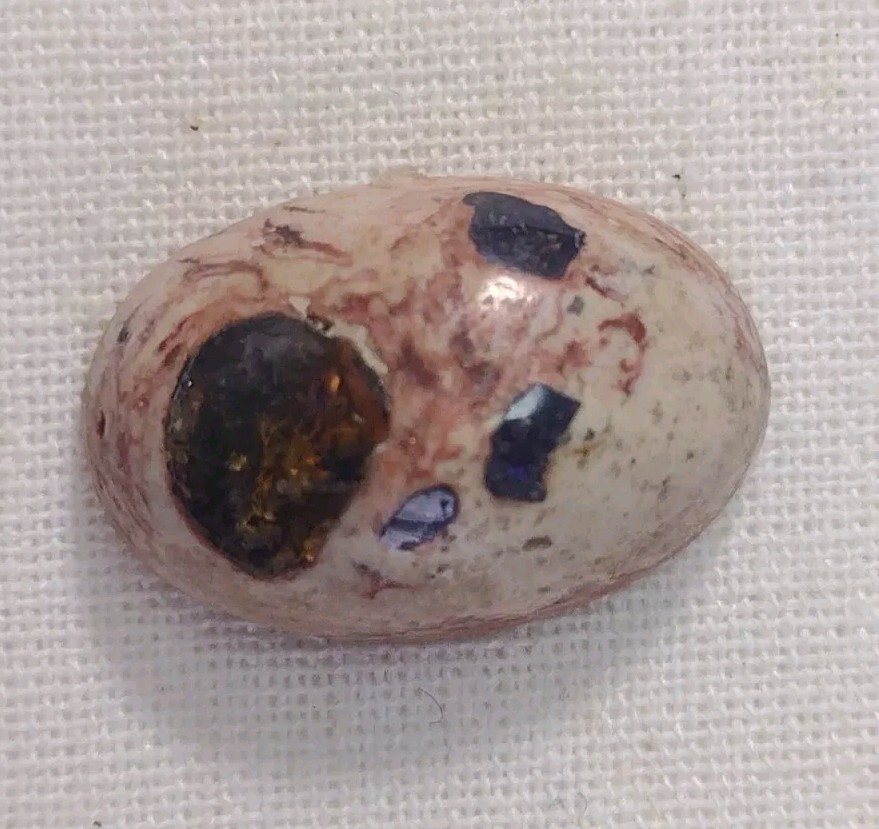 13.0 Ct. Mexican Cantera Fire Opal Stone, Oval, 19x12x6mm.