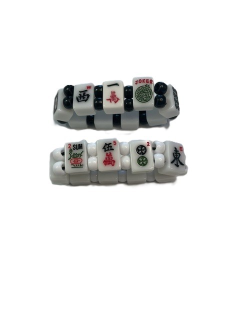 Genuine Stretchy Mahjong Tile Bracelets Adult/Child Sizes NEW