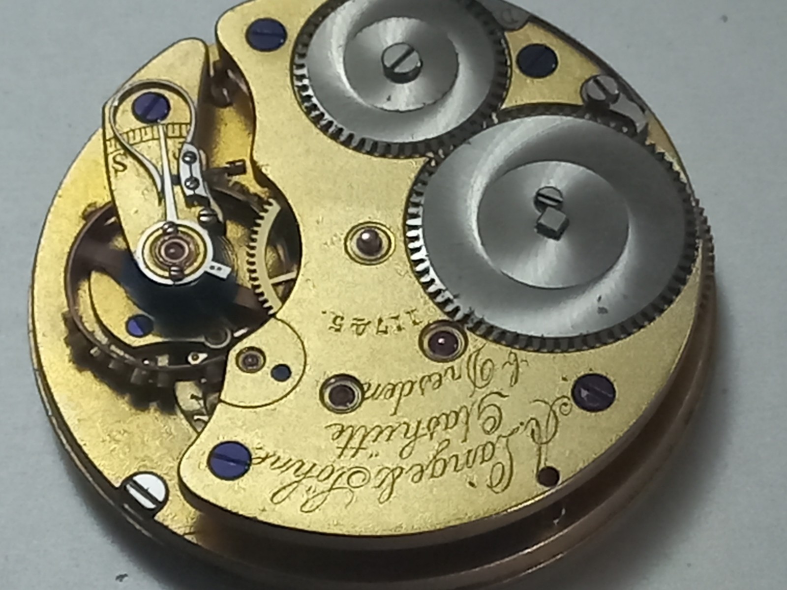 RARE VINTAGE A LANGE SÖHNE GLASHÜTTE POCKET WATCH MOVEMENT