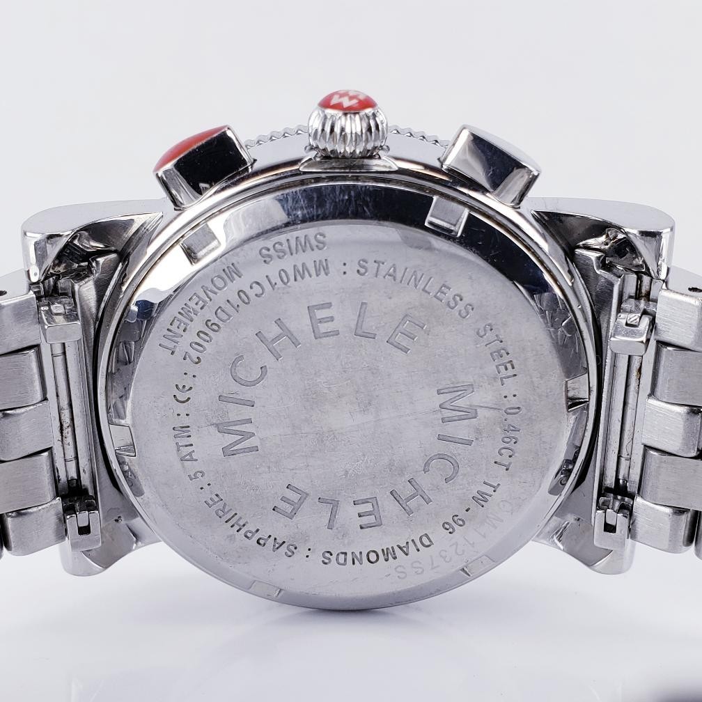 Michele Sport Sail Lady’s Watch Chrono Date Diamond 38mm MW01C01D9002