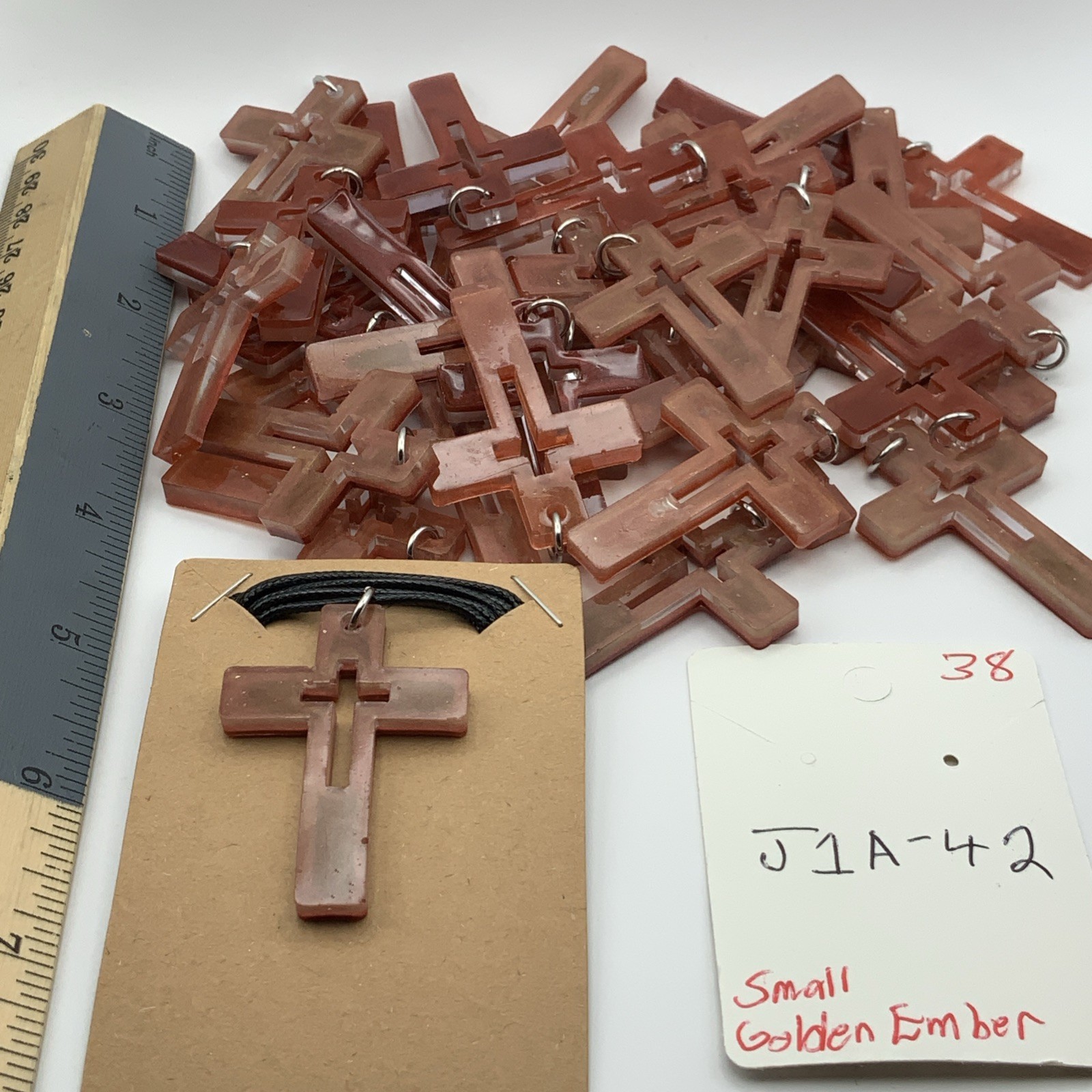 House Of David Handmade Cross Necklace Golden Ember Bulk Available