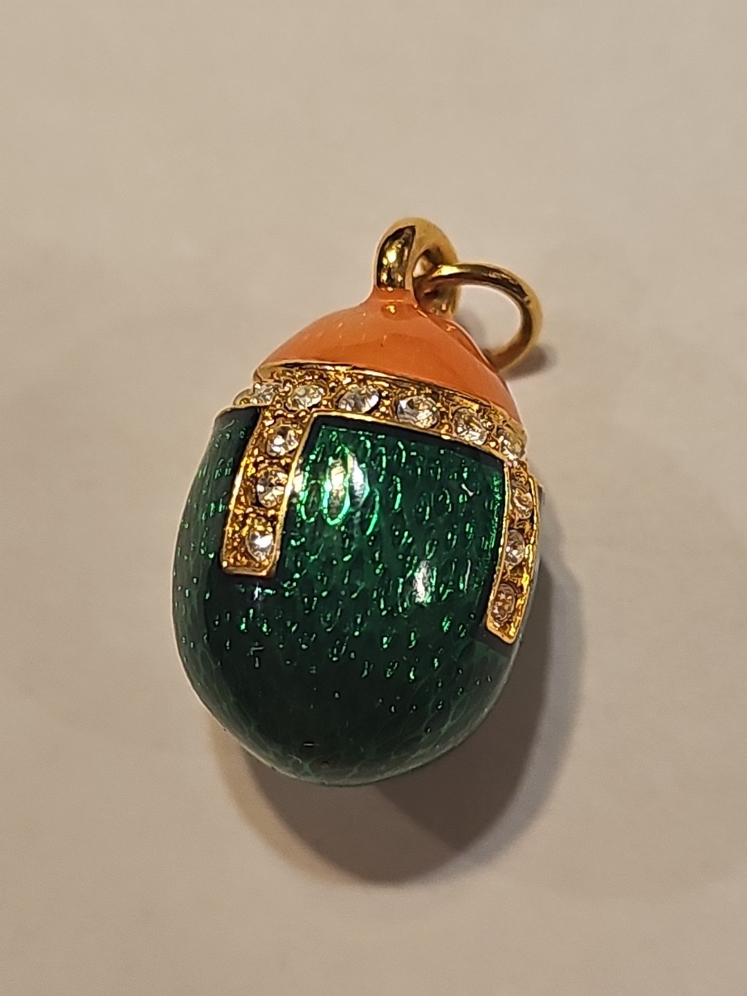LOT OF 6 JOAN RIVERS ENAMEL FABERGE EGG STYLE CHARMS