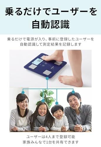 CITIZEN body weight scale smartphone compatible body composition monitor graph m