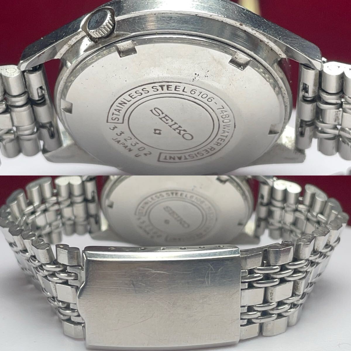 Vintage 1973 SEIKO 5 ACTUS SS 6106-7480 Auto 23J Made in Japan Men’s New Crystal