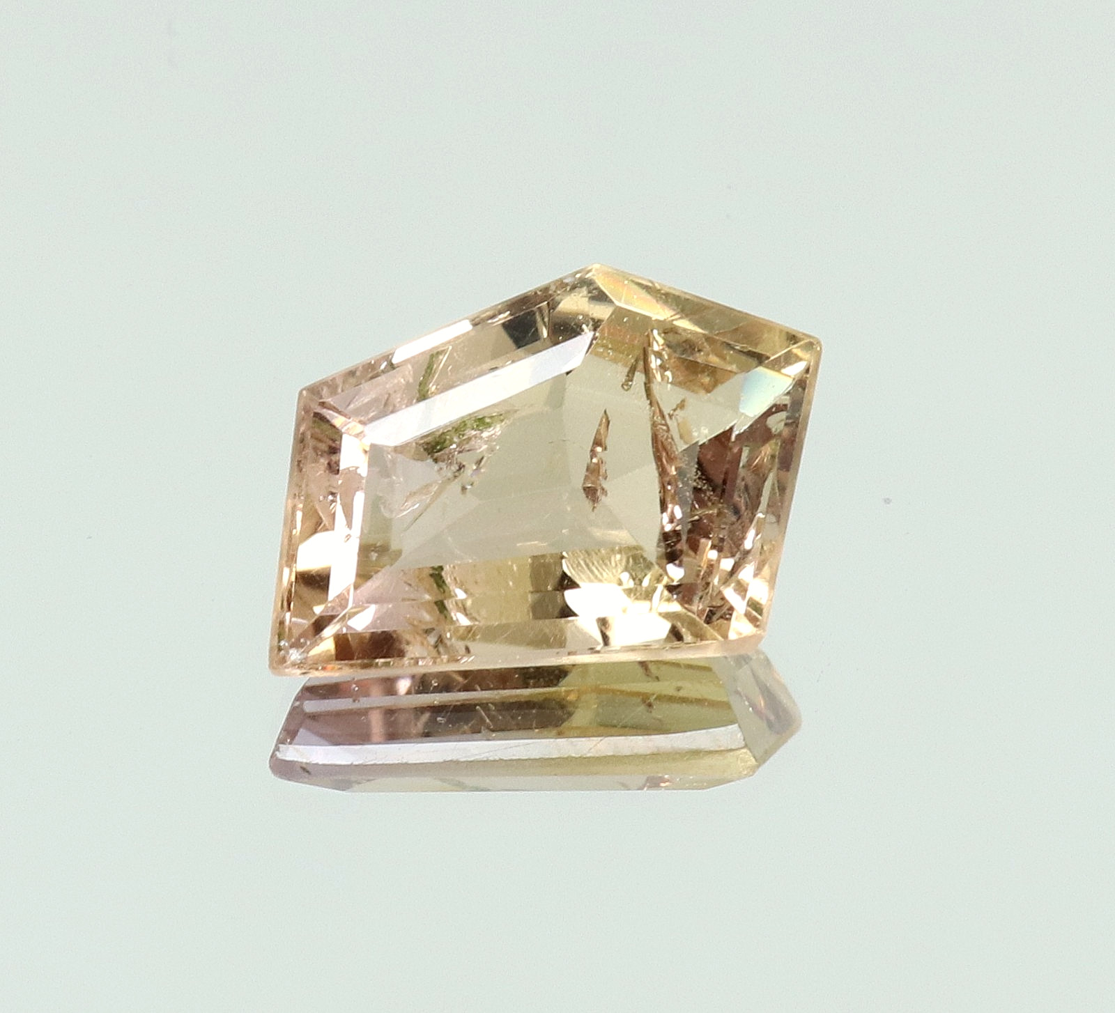 Natural Bolivia Ametrine Bi-Color 6.45 Ct Untreated Certified Loose Gemstone