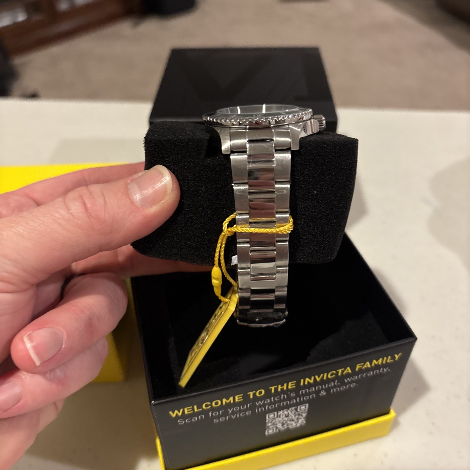 Invicta Specialty Rowan Diver Watch – 40mm Stainless Steel 49338 Green / Black