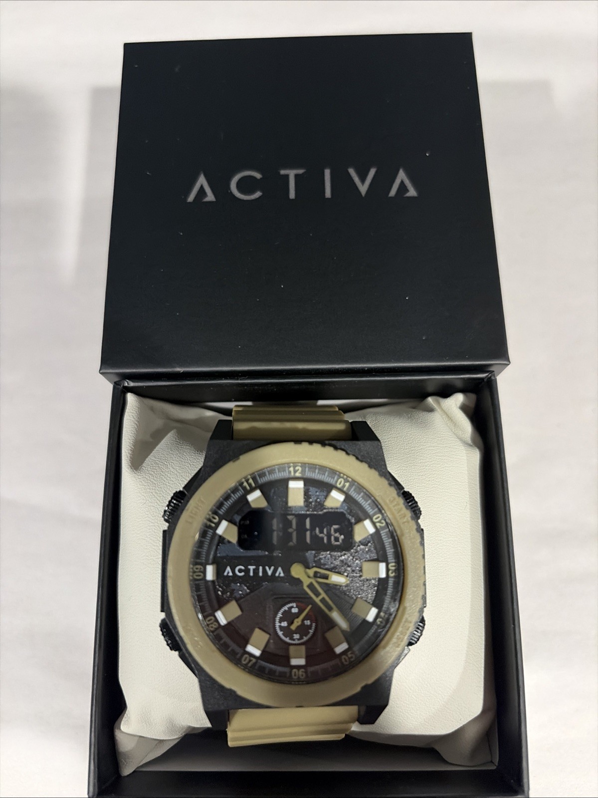 Activa X Invicta Digital Watch 47mm, Olive Black ACW2355-002