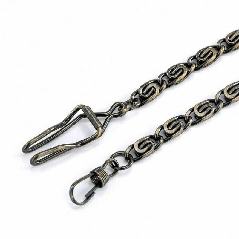 Bronze/Black/Silver/Gold Chain for Pocket Watch Fob Pocket Watches Accessories