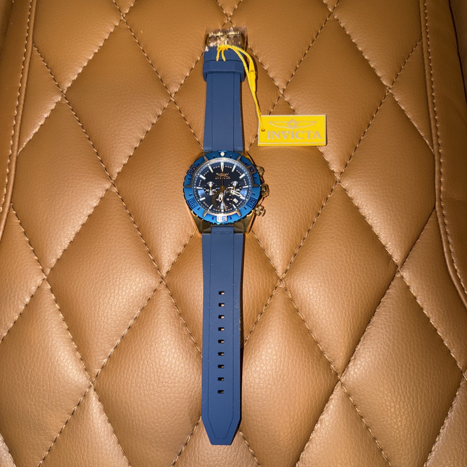Invicta Aviator Propel 49mm Men’s Watch Blue Flame Fusion Crystal 22525
