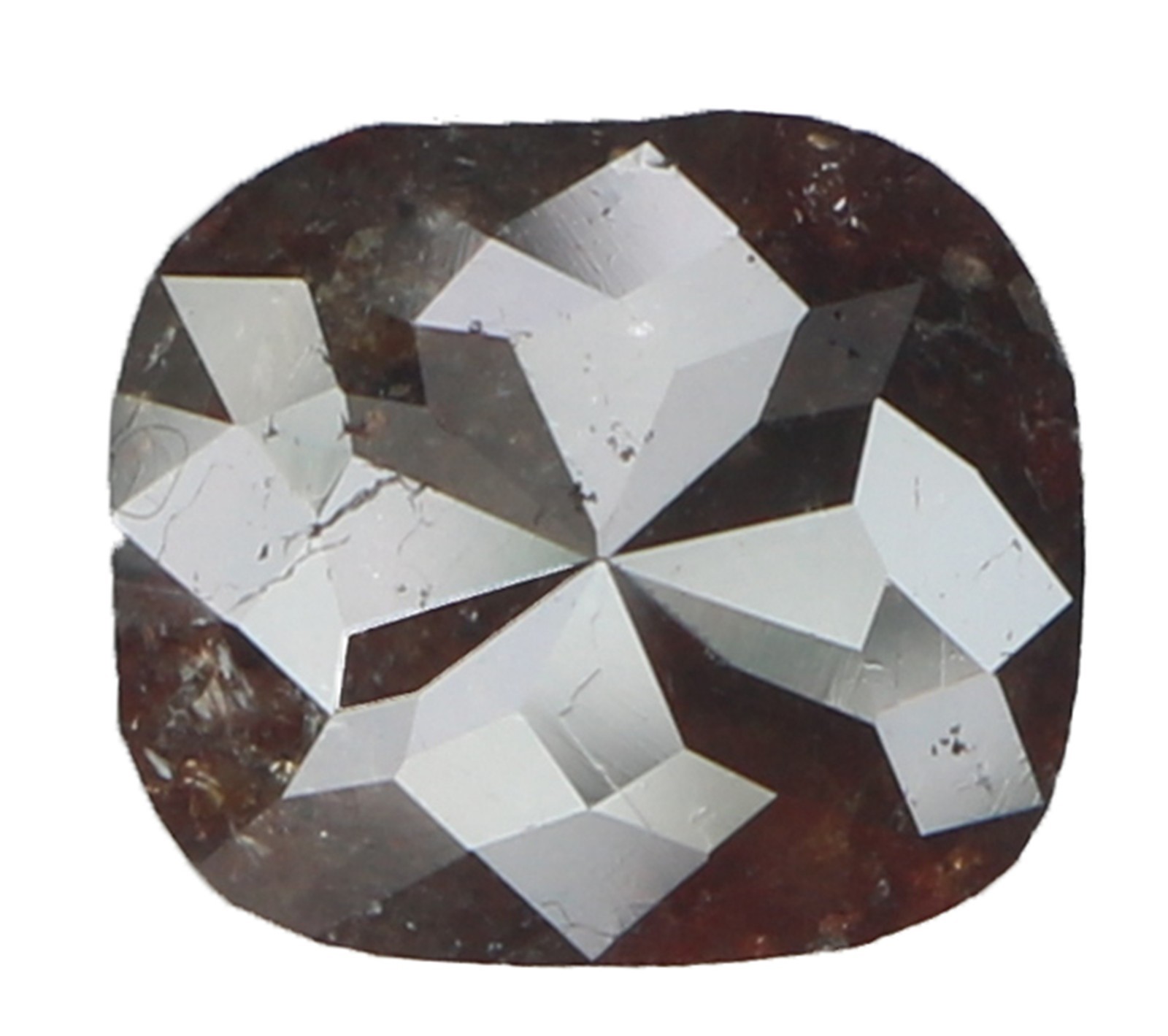 Natural Loose Diamond Cushion Brown Color I3 Clarity 6.90 MM 1.29 Ct KR1046