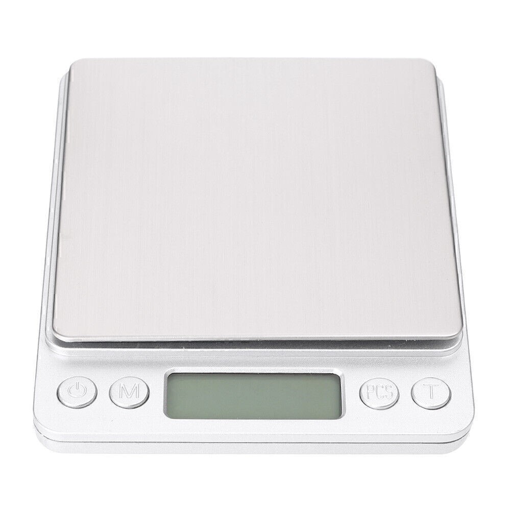 Electronic Balance Digital Pocket Scale Jewelry Weight w/ 2pc tray3000g x 0.01g