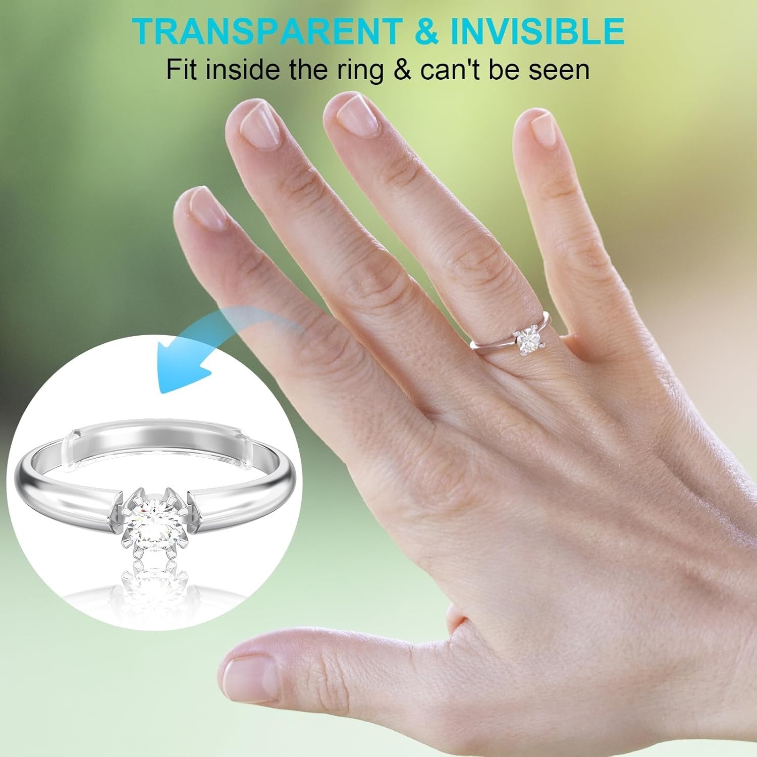 TPU Ring Size Adjusters – Invisible Ring Guards for Comfortable Wear