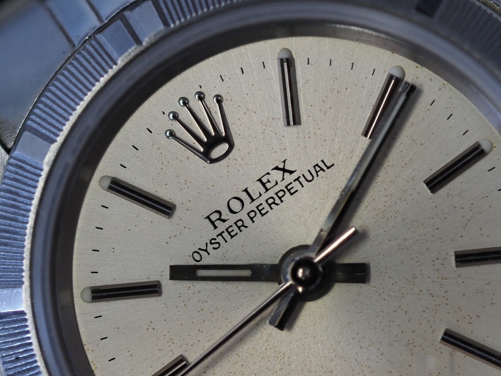 Rolex Lady Oyster Perpetual 24.7mm Silver Dial 67230 1996