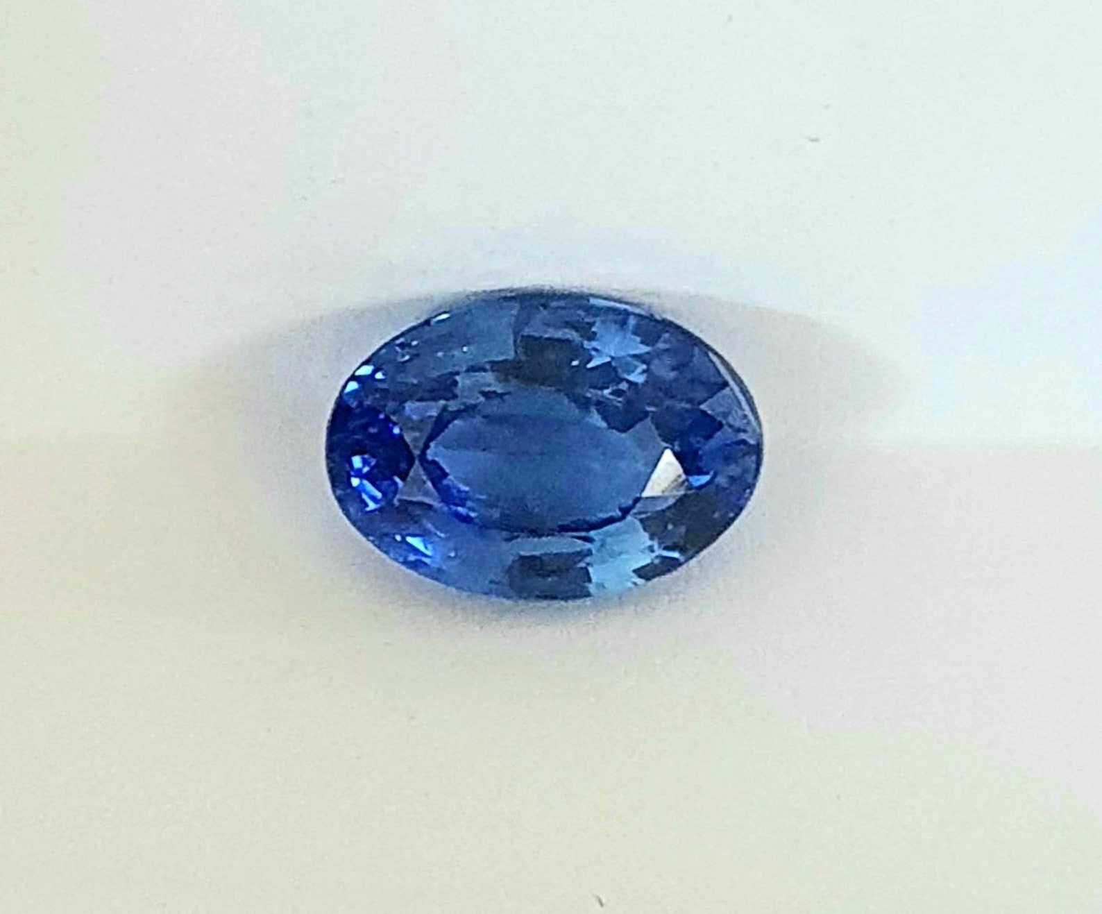 GIE Certified 2.5 Ct Natural Flawless Blue Sapphire Oval Cut Best Loose Gemstone